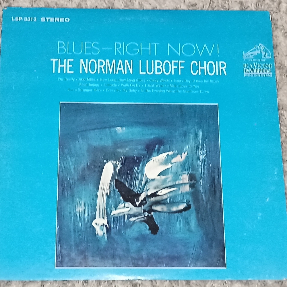 The Norman Luboff Choir -Blues Right Now RCA Blues 1965 Vintage DynaGroove‎